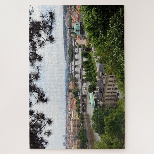 Prague Bridges & River Vltava / Tschechien Puzzle (Vertikal)