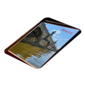 Prague Charles Bridge gerahmter Ansichtsmagnet Magnet (Linke Seite)