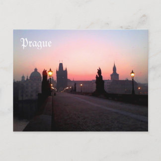 Prague Charles Bridge Postkarte