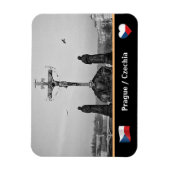 Prague & Charles Bridge Statuen - Christus / Tsche Magnet (Vertikal)