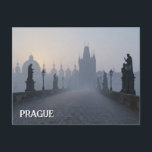 Prague Charles Bridge Travel Postkarte<br><div class="desc">Prag, die Hauptstadt der Tschechischen Republik, ist eine der bezauberndsten historischen Städte Europas. Es ist bekannt als die "Stadt der hundert Brüder" und besticht durch eine Skyline voller gotischer, barocker und Renaissance-Architektur. Die Stadt liegt am Fluss Moldau, mit der berühmten Karlsbrücke, die die mittelalterliche Altstadt mit dem kleineren Viertel verbindet....</div>