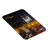 Prague Christmas Night Scene Magnet (Rechte Seite)