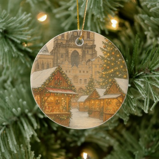 Prague Christmas Ornament Holiday Art, Christmas (Baum)
