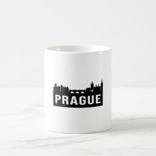 Prague City Cityscape Skyline Reisen Funny Gift Kaffeetasse