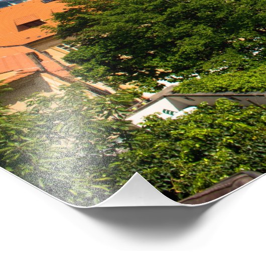 Prague Cityscape Fotodruck (Ecke)