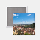 Prague Cityscape Magnet (Vorderseite/Rückseite)