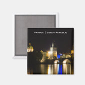 Prague Cityscape Magnet (Vorderseite/Rückseite)