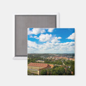 Prague Cityscape Magnet (Vorderseite/Rückseite)