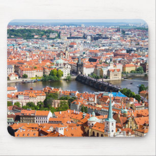 Prague Cityscape Mousepad