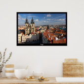Prague Cityscape Poster (Küche)