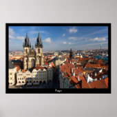 Prague Cityscape Poster (Vorne)