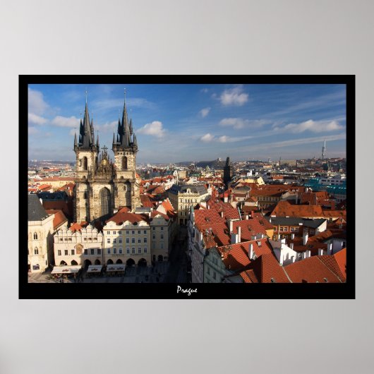 Prague Cityscape Poster (Vorne)