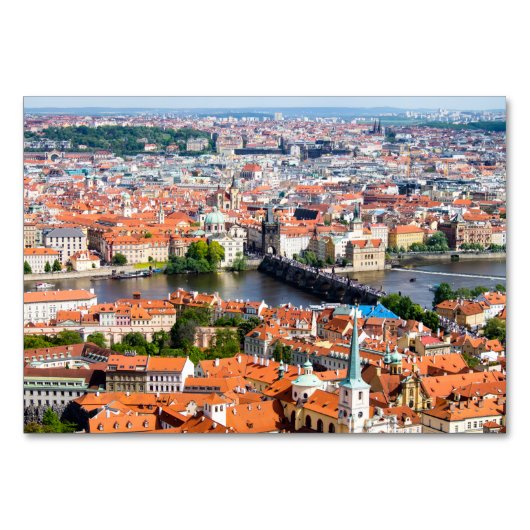 Prague Cityscape Tischnummer (Vorderseite)