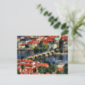 Prague Cityscape, Tschechische Republik Postkarte (Stehend Vorderseite)