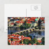 Prague Cityscape, Tschechische Republik Postkarte (Vorne/Hinten)