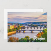 Prague, Czech Republic Postkarte (Vorne/Hinten)