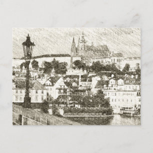 Prague, Czech Republic Postkarte