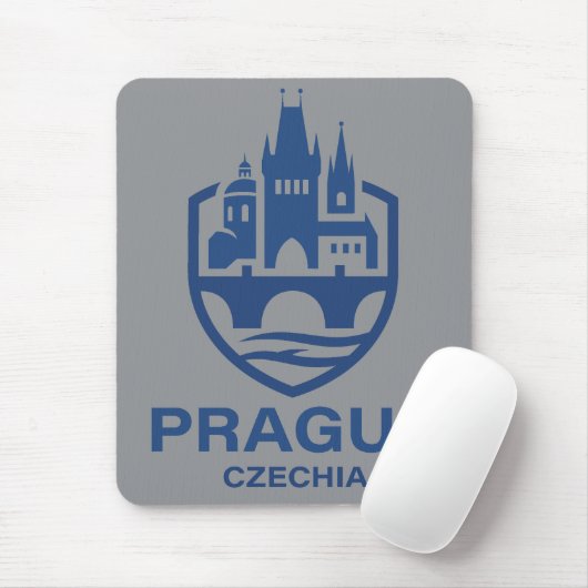 Prague Czechia Europe Mousepad (Mit Mouse)