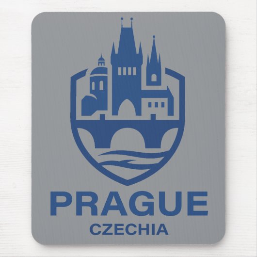 Prague Czechia Europe Mousepad (Vorne)
