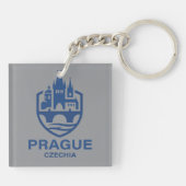 Prague Czechia Europe Schlüsselanhänger (Rückseite)