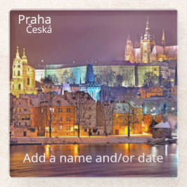 Prague Glass Cosster Glasuntersetzer