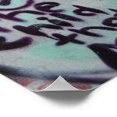 Prague Graffiti Poster (Ecke)