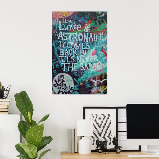 Prague Graffiti Poster (Heimbüro)