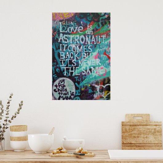 Prague Graffiti Poster (Küche)