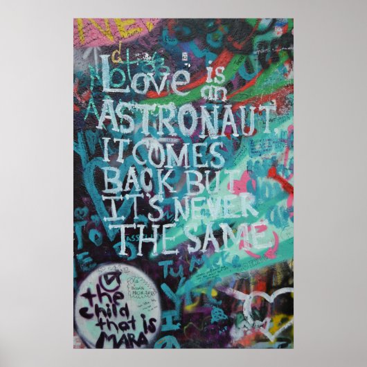 Prague Graffiti Poster (Vorne)