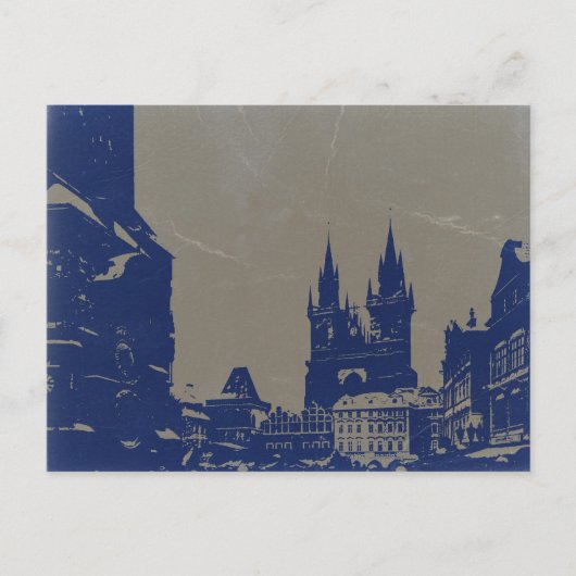 PRAGUE OLD TOWND SQUARE POSTKARTE (Vorderseite)