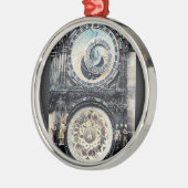 Prague Orloj Silbernes Ornament (Links)