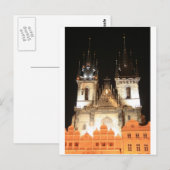 Prague Postkarte (Vorne/Hinten)