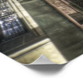 Prague St. Vitus Cathedral Night Poster (Ecke)