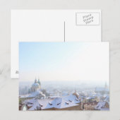 Prague Winter Rooftops Postkarte (Vorne/Hinten)