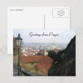Pragusgrüße Postkarte (Vorne/Hinten)