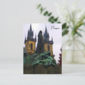 Pragusstatue Postkarte (Stehend Vorderseite)