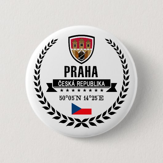 Praha Button (Vorderseite)