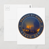 Praha by Night Postkarte (Vorne/Hinten)