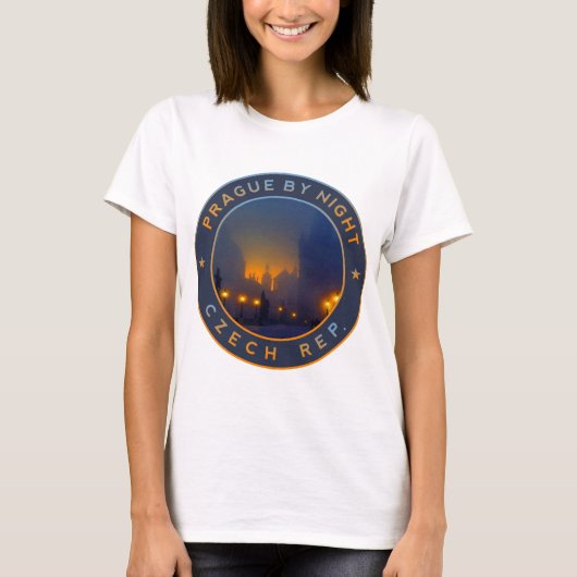 Praha by Night T-Shirt (Vorderseite)
