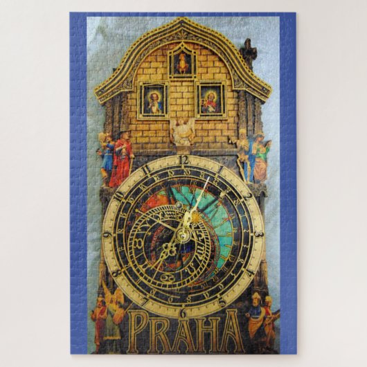 PRAHA CLOCK CZECHOSLOVAKIA PUZZLE (Vertikal)