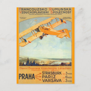 Praha ~ Franco Roumanie Postkarte
