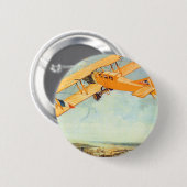 Praha ~ Franco Rumänien Button (Vorne & Hinten)