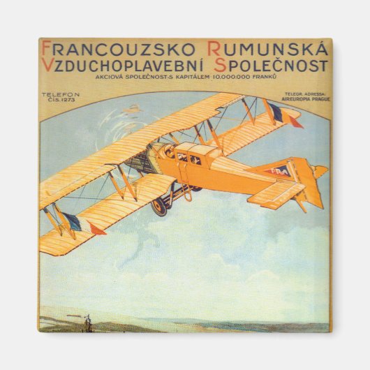 Praha ~ Franco Rumänien Magnet (Vorne)