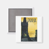 Praha Magnet (Vorderseite/Rückseite)