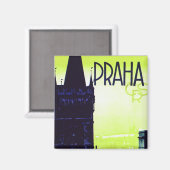 Praha Magnet (Vorderseite/Rückseite)
