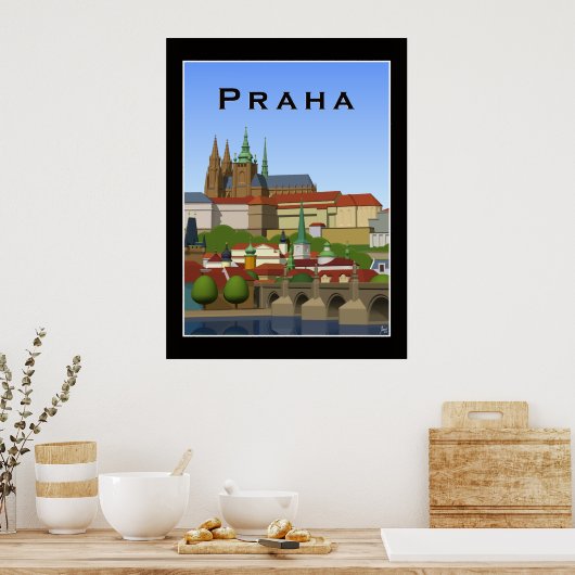 Praha Poster (Küche)