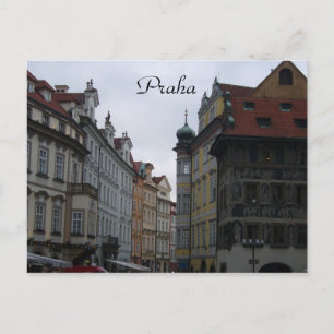 Praha Straßen Postkarte