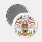 Praha, Tschechien Magnet (Vorderseite/Rückseite)