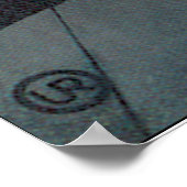 Praha Vintage Travel Poster (Ecke)