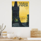 Praha Vintage Travel Poster (Küche)
